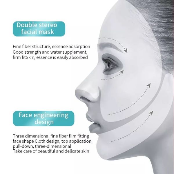 IMAGES Rejuvenating lifting mask for face and chin with collagen